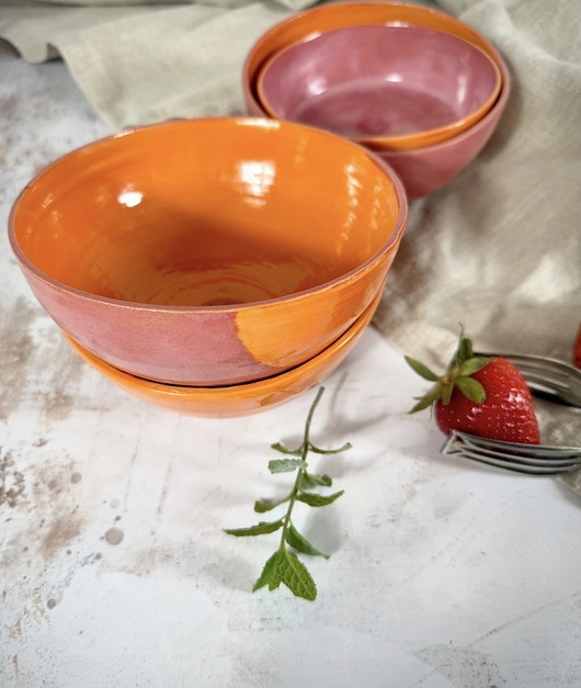 miski i misy Ręcznie robiona miska ceramiczna w