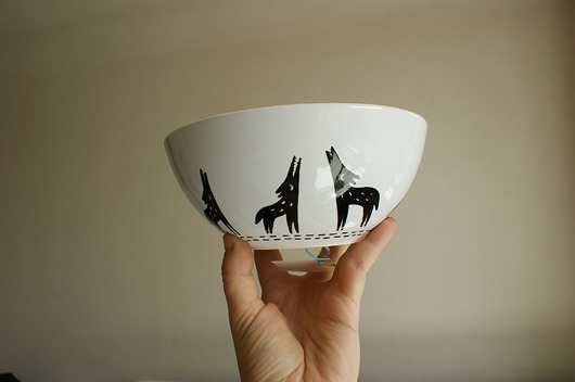 miseczka w wilki MOUSE TAILS