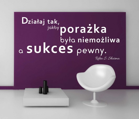 naklejka cytat 60 x 26 cm  loonybin