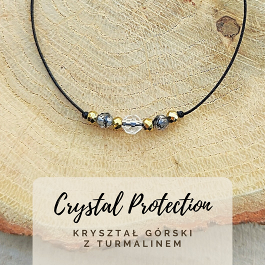 bransoletki na sznurku Bransoletka ochronna Crystal Protection