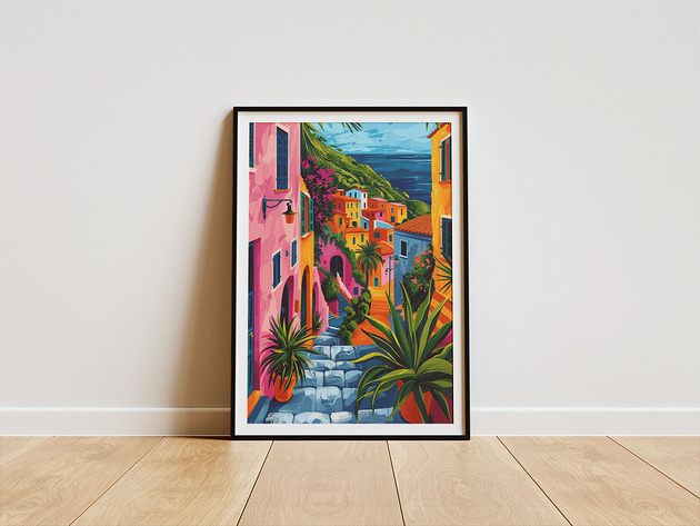 plakaty Plakat - Sea town