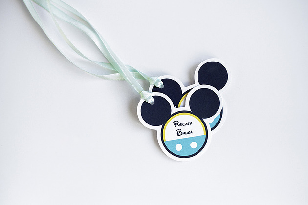 akcesoria dziecięce - różne Etykietki personalizowane MYSZKA MICKEY