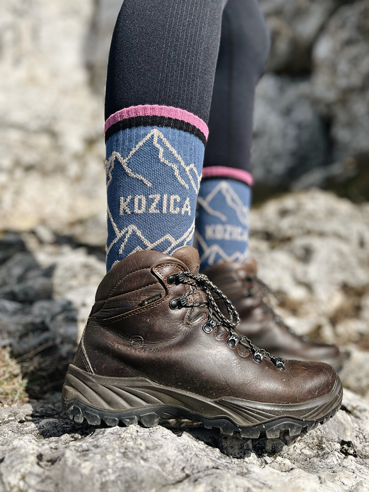 skarpetki damskie Skarpetki ekspedycyjne Kozica półfrota