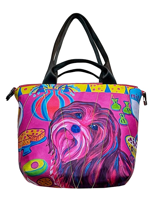 torebki do ręki Art MIMA bag SHORT & Oksana Chumakova print