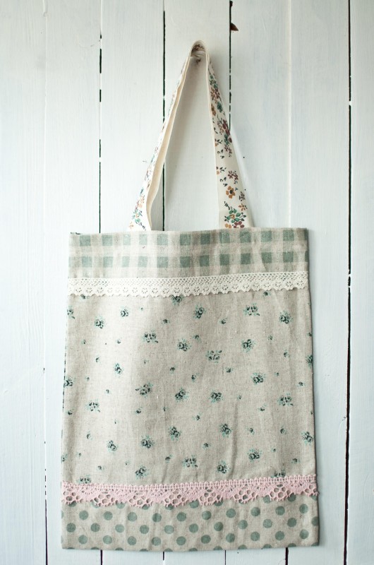 lniana torba  w stylu vintage MoiMili