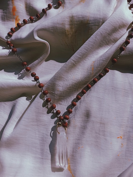 Amulet #modernwitch Szary Piknik