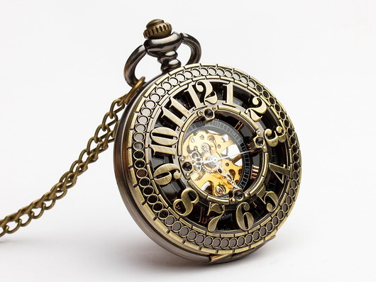zegarki męskie Zegarek męski skeleton, mechanizm ręczny BE ON TIME - Drobiny Czasu