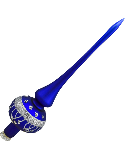 ozdoby choinkowe Bombka choinkowa: Czubek na choinkę: Kobaltowa Korona