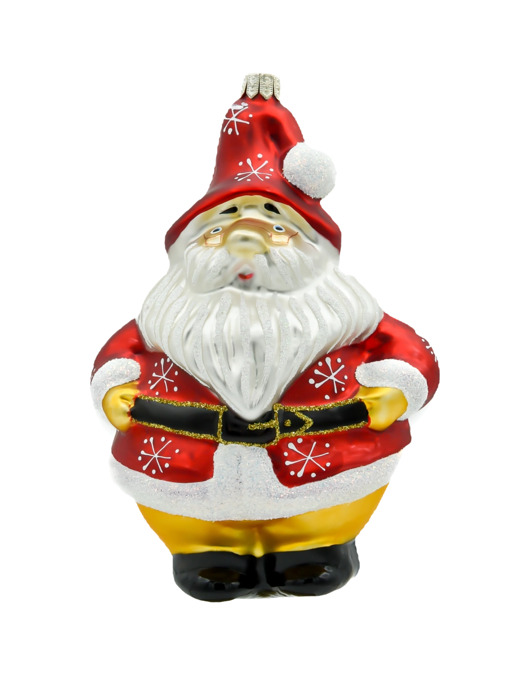 ozdoby choinkowe Bombka choinkowa: Święty Mikołaj na masie