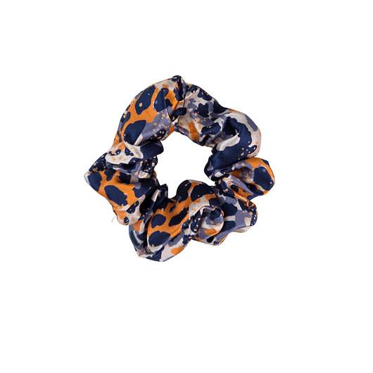 gumki do włosów Gumka jedwabna, scrunchie, frotka cętki w chaosie MIDI