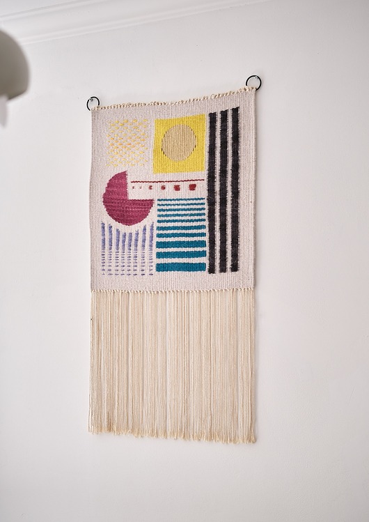napisy dekoracyjne i tabliczki Nowoczesny kilim, dekoracja ścienna  GEOMETRIS