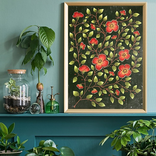 grafiki i ilustracje Kwiaty. Plakat