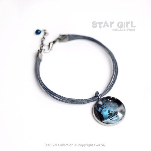 Star Girl i Rower  - Boho chic Ewa Saj Fotografie