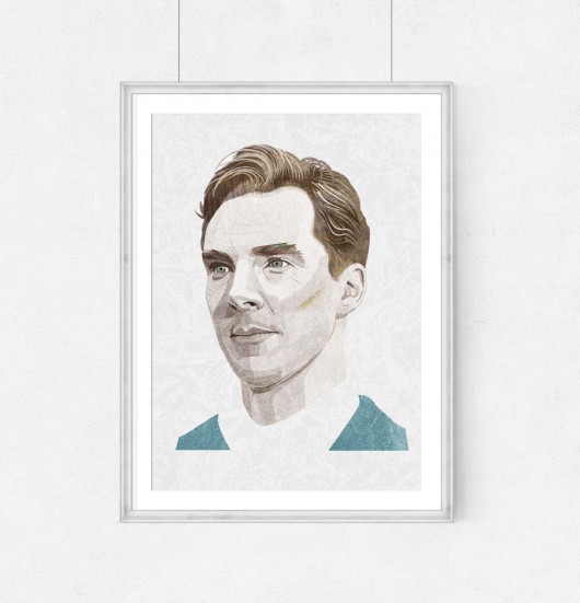 Benedict Cumberbatch A2  Żaneta Antosik PRINTS
