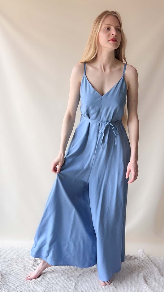 kombinezony damskie 100% TENCEL Kombinezon oversize