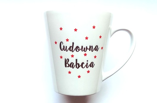 Kubek Latte CUDOWNA BABCIA FarrowDesign