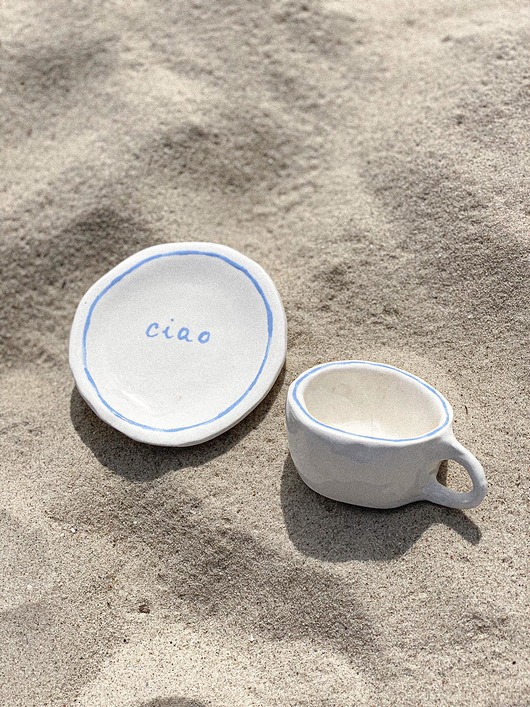 kubki i filiżanki Filizanka i talerzyk do espresso