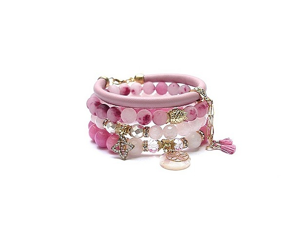 bransoletki z kamieni naturalnych Sorbet owocowy vo. 12 /10-11-21/ set