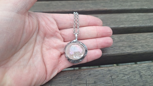 wisiory Spękany lód - wisiorek