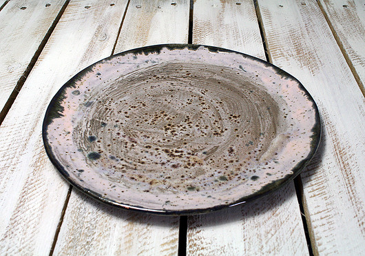 talerz ceramiczny 28 cm - blady róż  Studio Mini Forma
