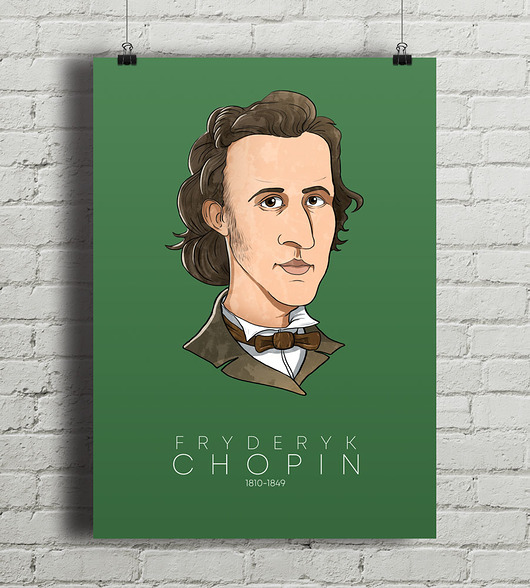 plakaty Plakat Fryderyk Chopin 