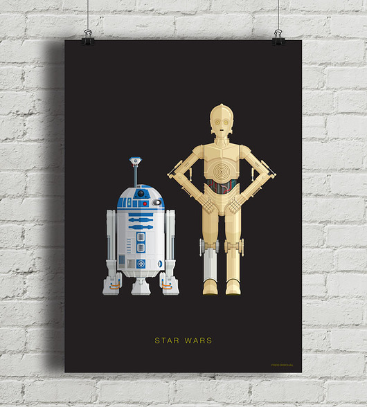 Plakat Star Wars  minimalmill