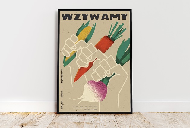 plakaty Plakat "Warzywna propagadna"
