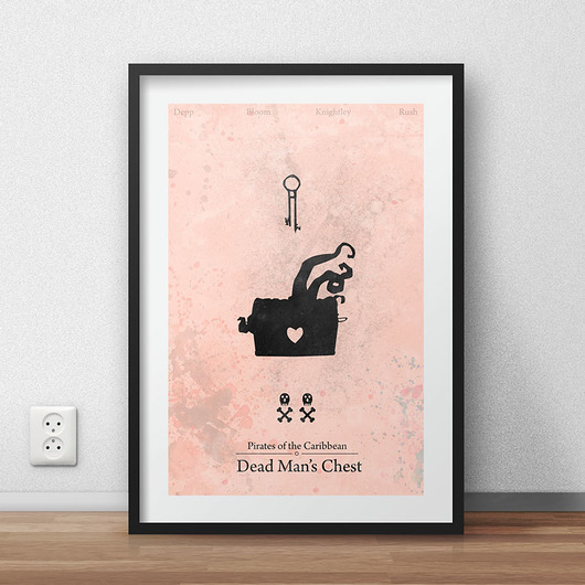 plakaty Piraci z Karaibów - Skrzynia Umarlaka -plakat