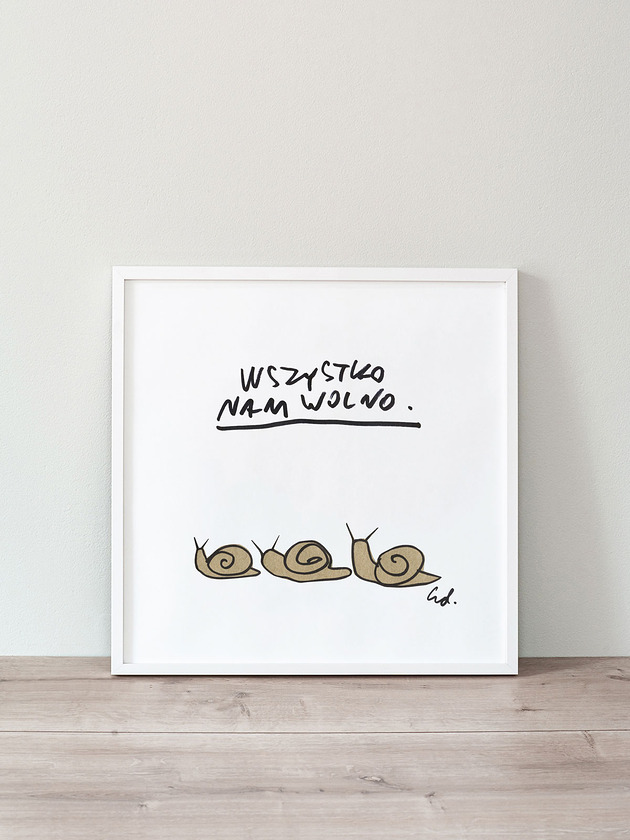 plakaty Plakat Wszystko nam wolno