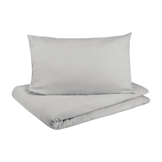 kocyki, kołderki, pościel dla dzieci Pościel muślinowa - szary