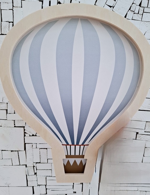 lampy do pokoju dziecka Lampka nocna Unky - Balon z koszem