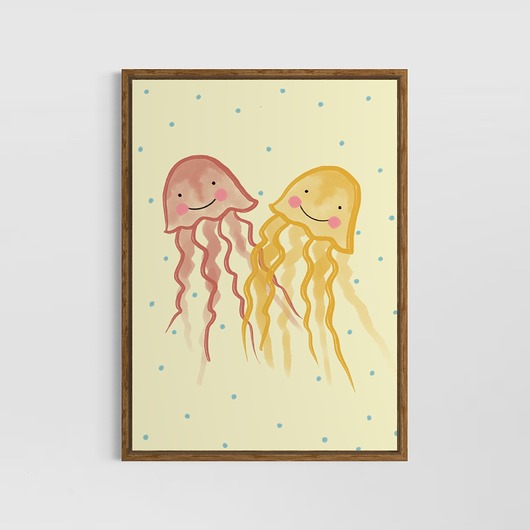 obrazy i plakaty do pokoju dziecięcego Plakat Jelly Buddies