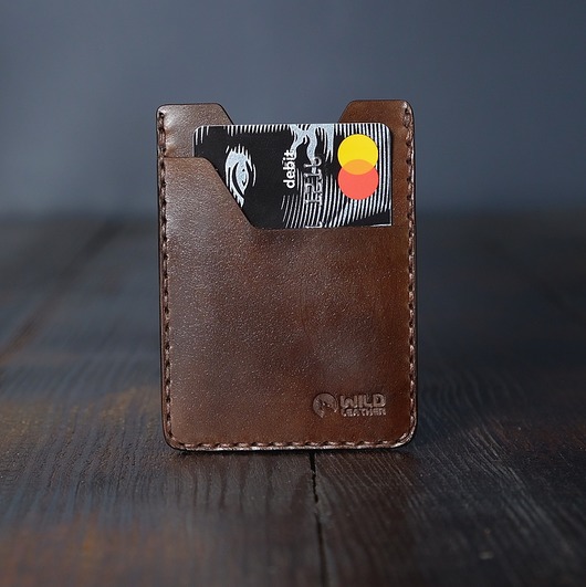 portfele męskie Minimalistyczny portfel skórzany męski Chudy