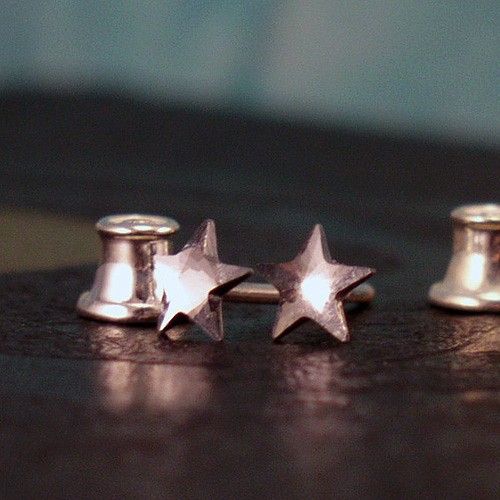 minimki - srebrne gwiazdki kryształ swarovski Klejnotki Anna Zalewska
