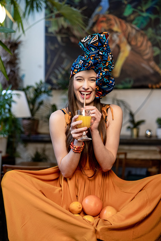 szale damskie Chusta na turban Masinko