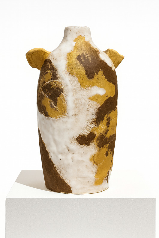 wazony Ceramiczny, skrzydlaty wazon - Anioł