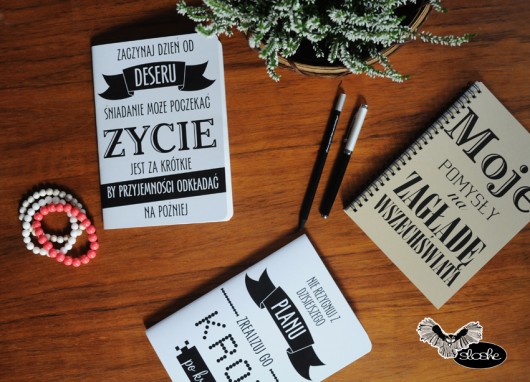 Zeszyt Zaczynaj dzień... z ekologicznego papieru Sowia Aleja