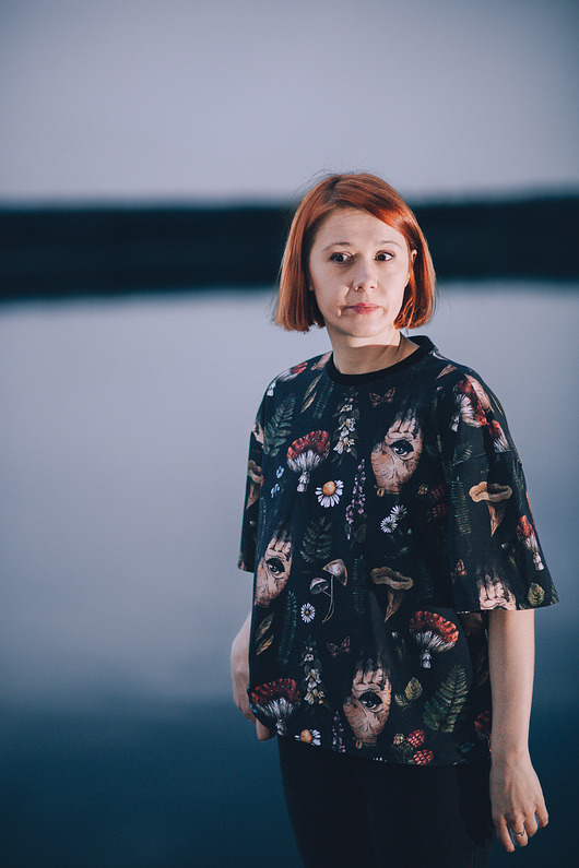 t-shirt damskie Koszulka mushrooms