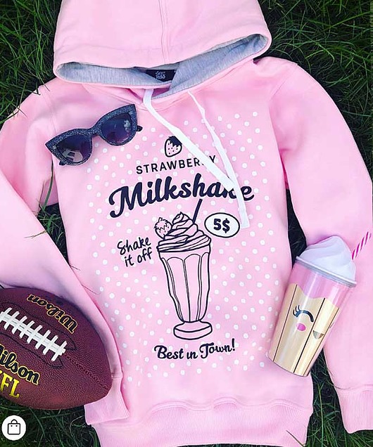 Bluza Strawberry Milkshake ŁAP NAS