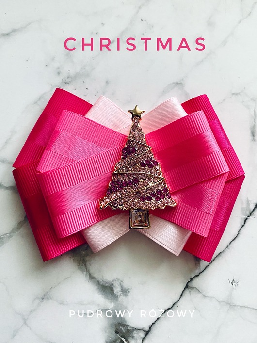 broszki Brosza z Choinką Mikołajki Święta