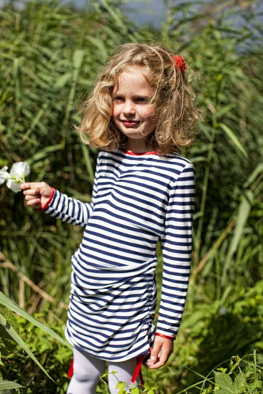 Sukienka  &#8222;I love colour&#8221;- marine   Mi mariposita
