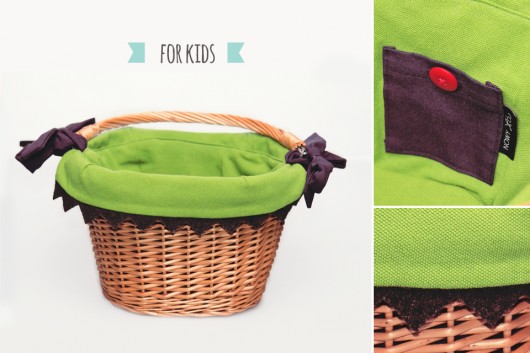 koszyk + wyściółka krokodylek (for KIDS) Nowy Kroj