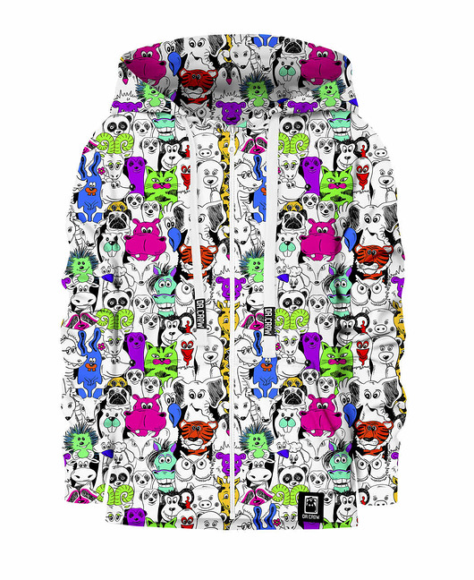 bluzy dla dziewczynki Bluza Zamek Dziewczynka DR.CROW Animal