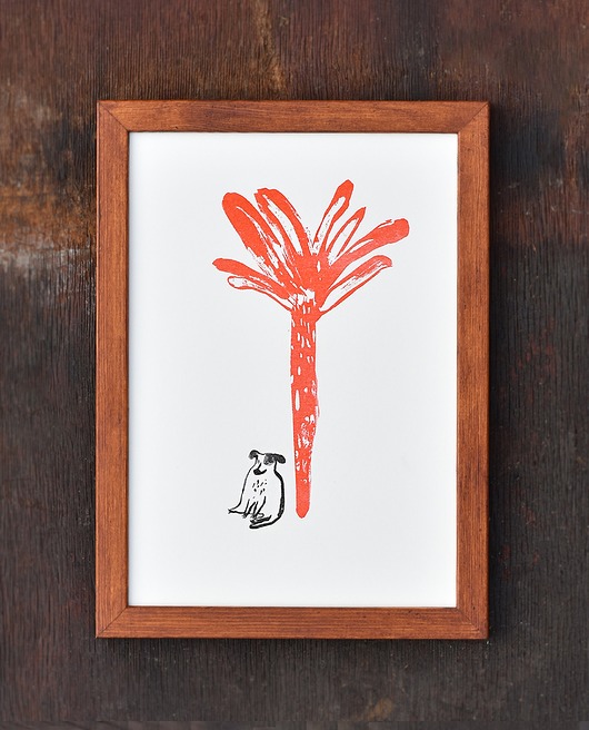 grafiki i ilustracje Grafika Piesek na wakacjach