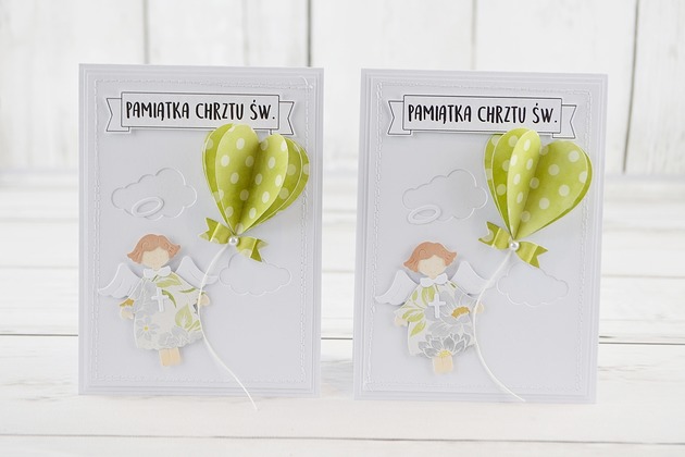 Pamiątka Chrztu Świętego dla chłopca artwithheart
