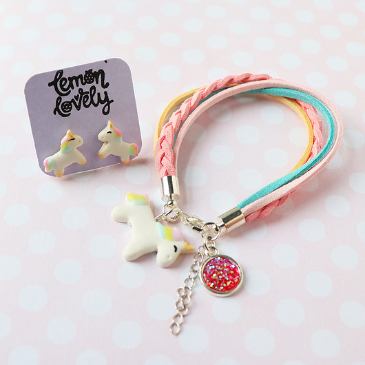 Komplet na prezent jednorożec STAL Lemon Lovely