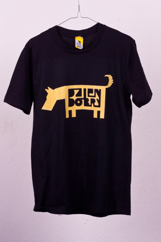 tshirt Logo black-gold dziendobry