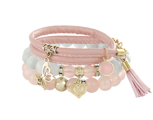 Powder pink & grey Lavoga