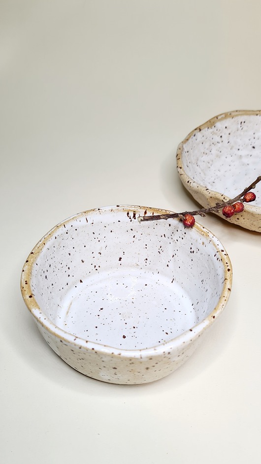 miski i misy Miska handmade seria Dots