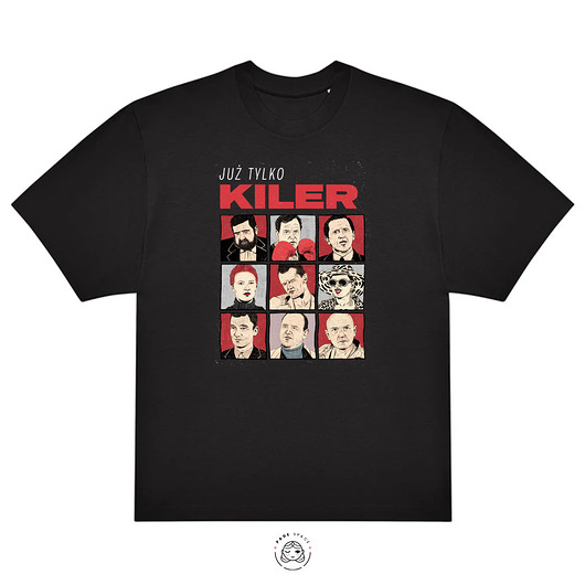 t-shirty męskie Koszulka - Kiler (czarna) unisex